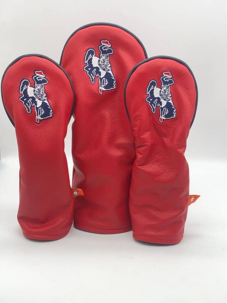 Red Leather Head Covers